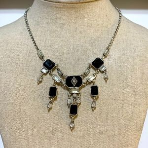 Black deco style necklace
